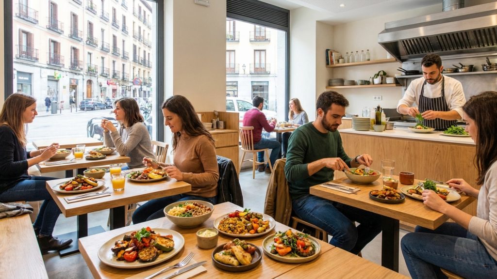¿Qué considerar al buscar un restaurante vegetariano en Madrid?