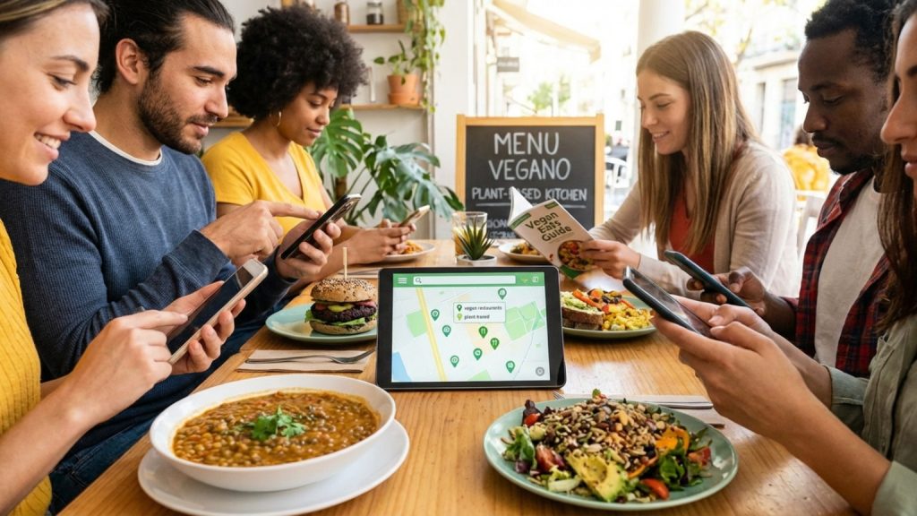 ¿Cómo encontrar los mejores lugares para comer vegano?