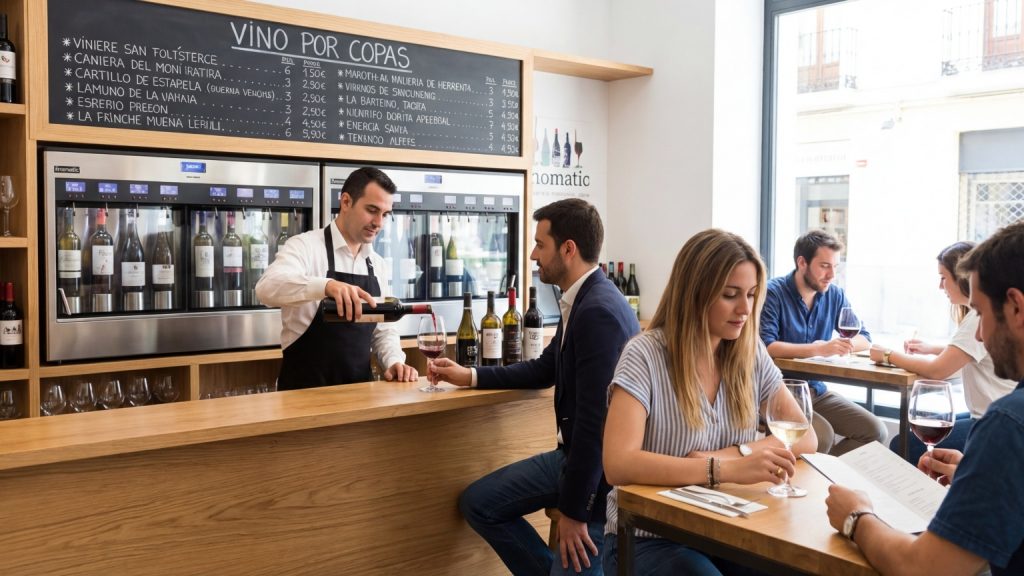 ¿Qué es el vino por copas y cómo funciona este concepto?