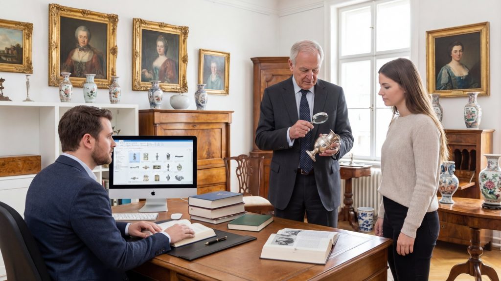 ¿Qué son los servicios para la tasación y venta de antigüedades?