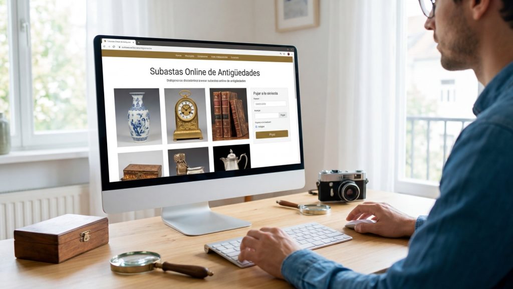 ¿Qué son las subastas online de antigüedades y cómo participar?