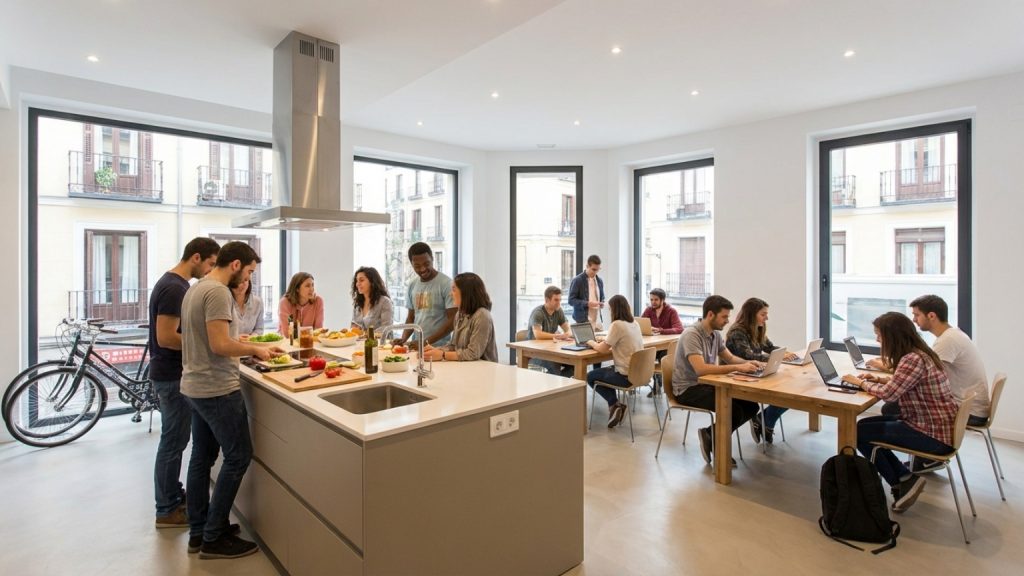 ¿Qué es el coliving en Madrid y por qué está ganando popularidad?