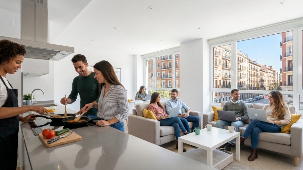 ¿Qué es el coliving en Madrid y cómo funciona este modelo de vivienda?