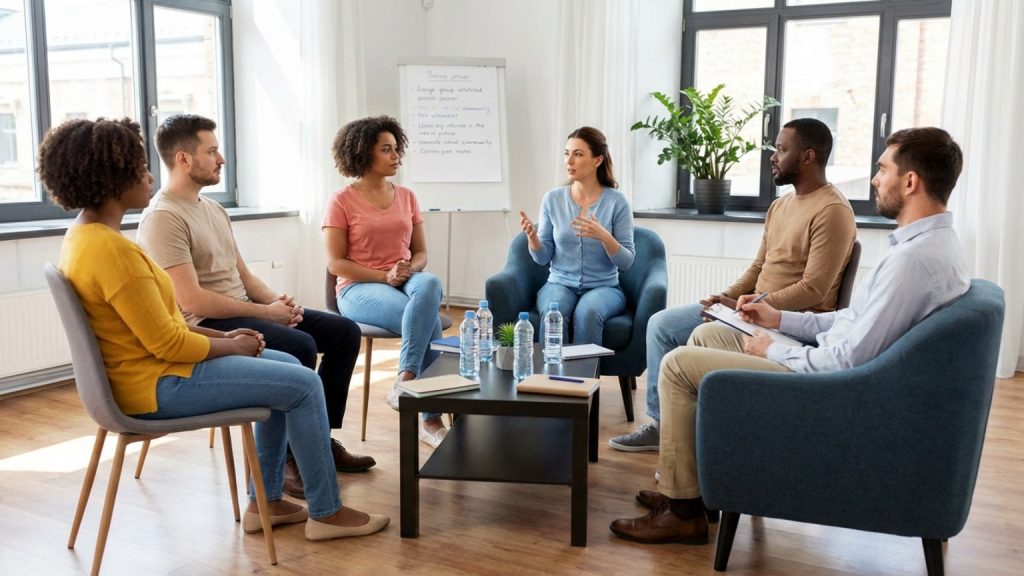 ¿Qué es la terapia en grupos pequeños y cómo funciona?