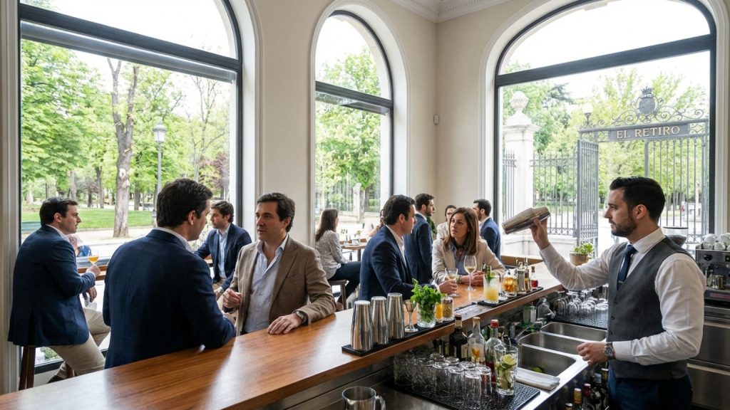 ¿Qué hace única a la coctelería El Retiro en Madrid?