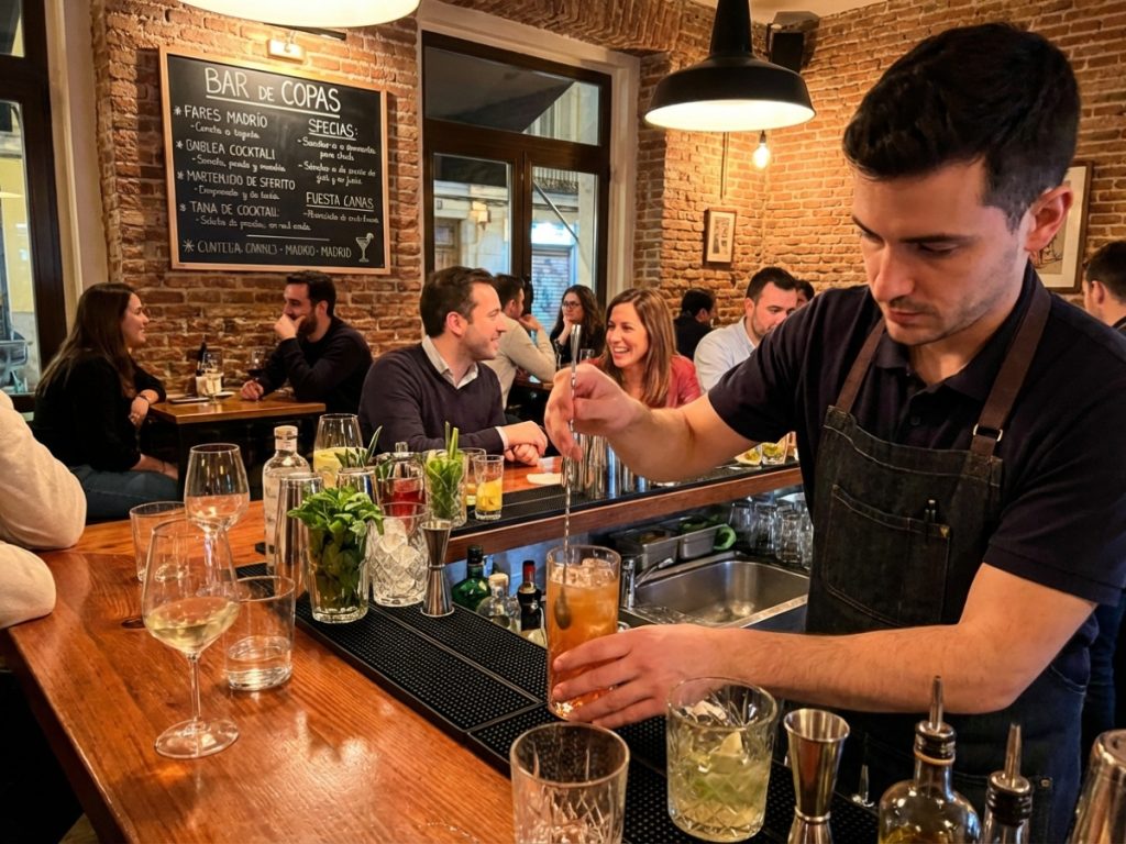 Tu bar de copas en Madrid para noches vibrantes
