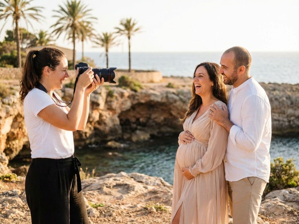 Fotografía premamá en Mallorca: recuerdos únicos