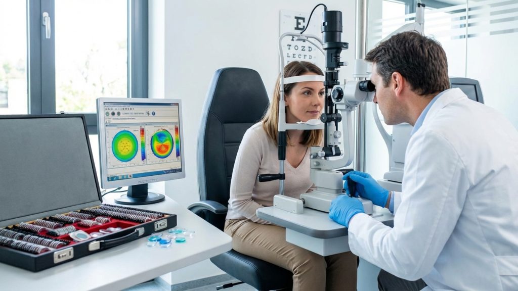 ¿Qué es la adaptación de lentes de contacto?