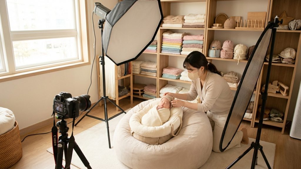 ¿Qué es un estudio fotografico de bebes?