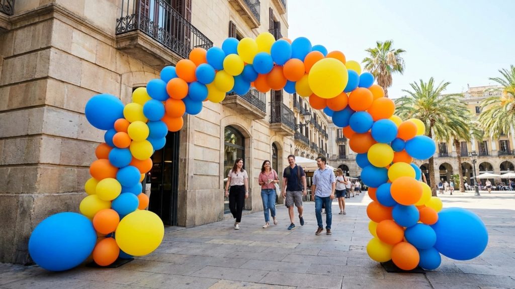 ¿Qué son los arreglos de globos en Barcelona y para qué sirven?