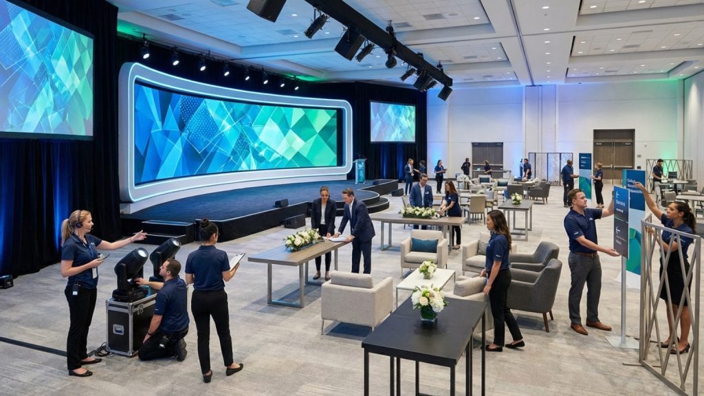 ¿Qué es la decoración de eventos corporativos y cuál es su propósito?