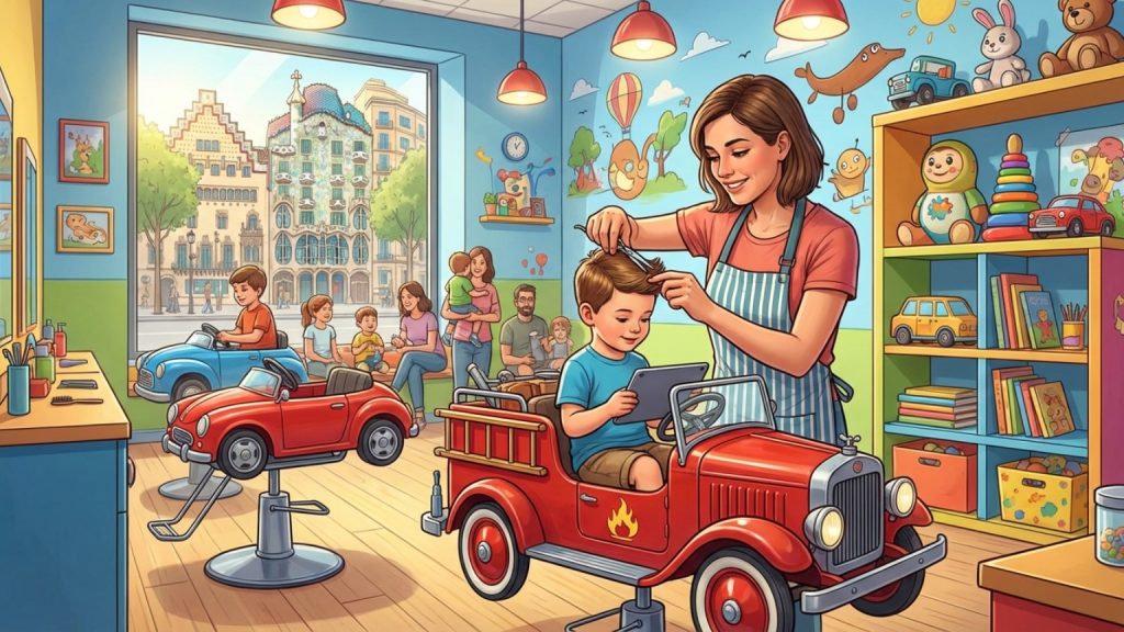 ¿Qué buscar en una barbería para niños en Barcelona?