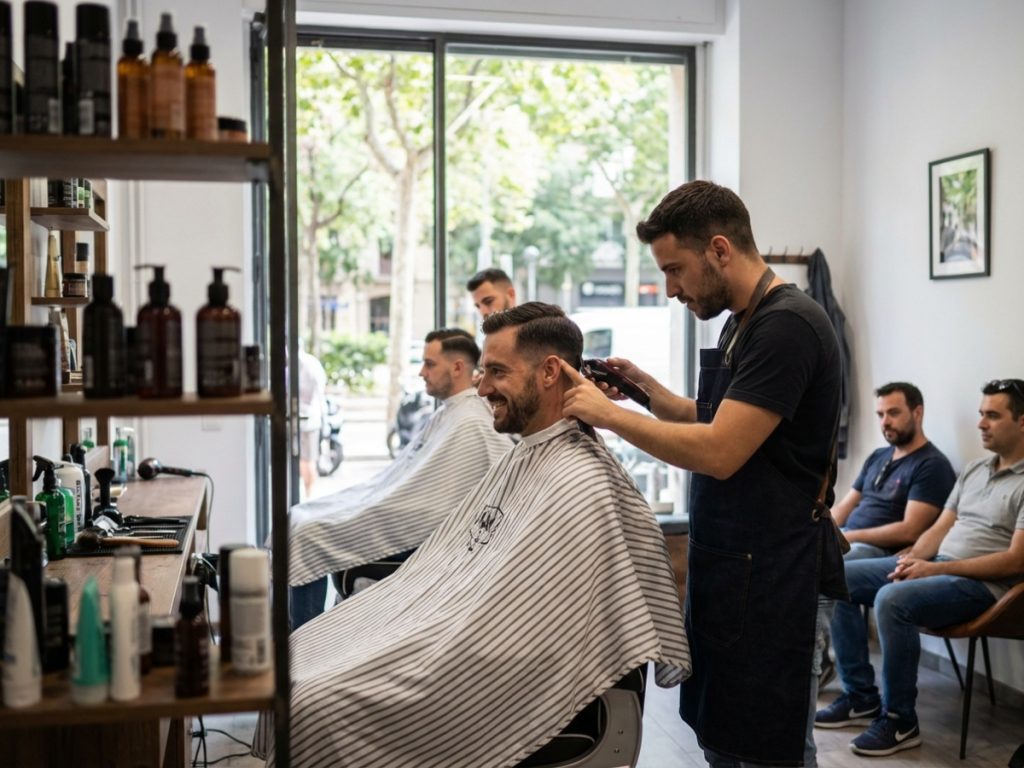 Tu corte de cabello para hombre en Barcelona