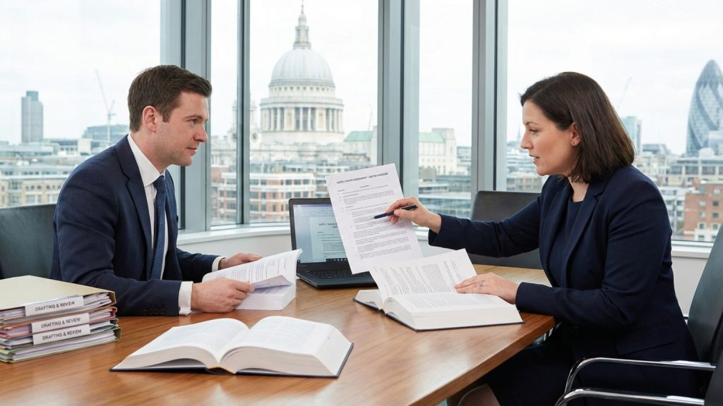 What is the role of a commercial contract lawyer in the UK?
