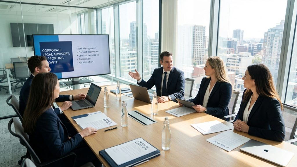 How does corporate legal advisory support growing businesses?