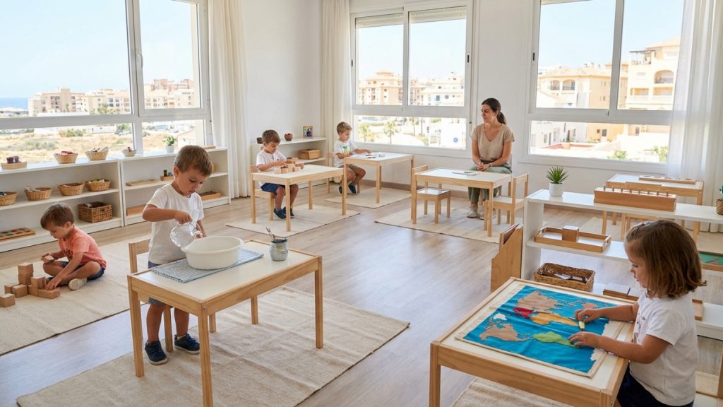 ¿Qué es la pedagogía Montessori y cómo funciona en una guardería en Aguadulce?