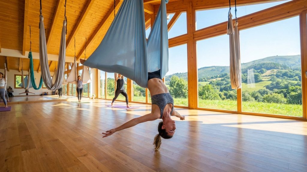 ¿Qué es el yoga aéreo y por qué practicarlo en Asturias?