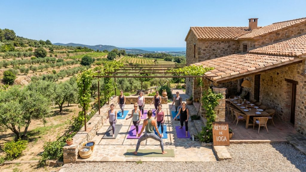 ¿Qué es un retiro de yoga en Barcelona y cómo puede ayudarte a desconectar?