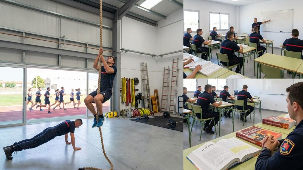 ¿Qué implica el entrenamiento para las oposiciones de bombero?