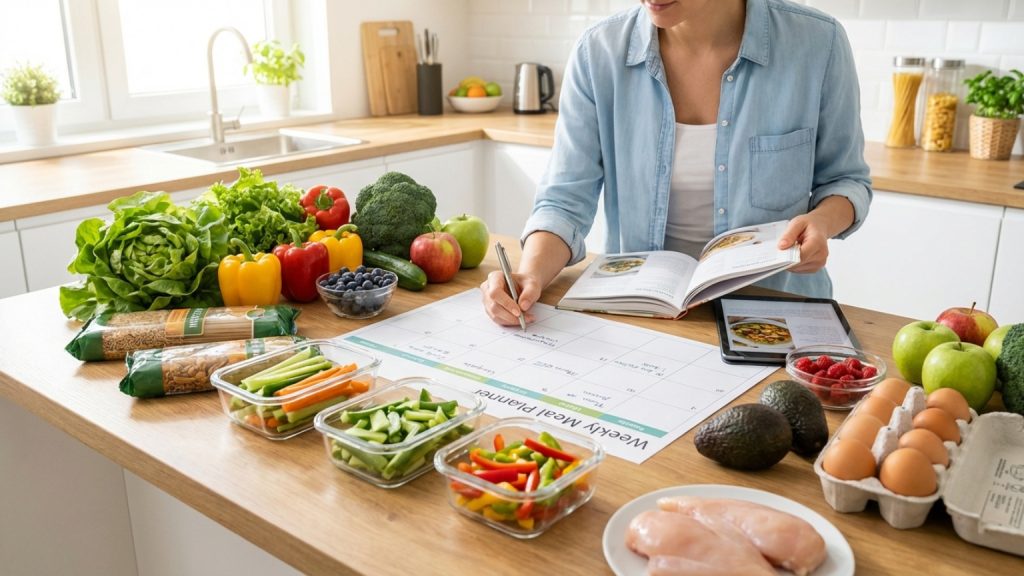 ¿Cómo crear un menú semanal saludable y fácil de seguir?