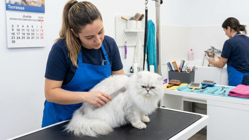 ¿Qué es la peluquería felina y por qué es importante para tu gato en Terrassa?