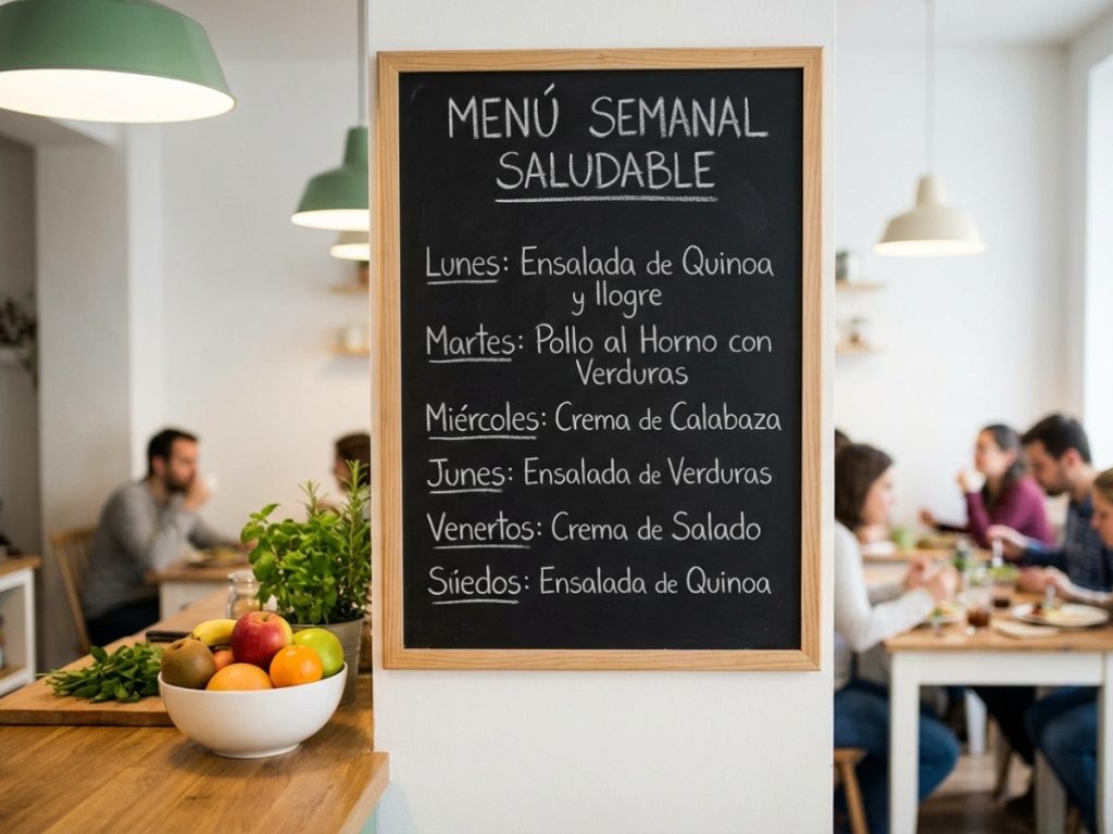 Tu menú semanal saludable, fácil y delicioso