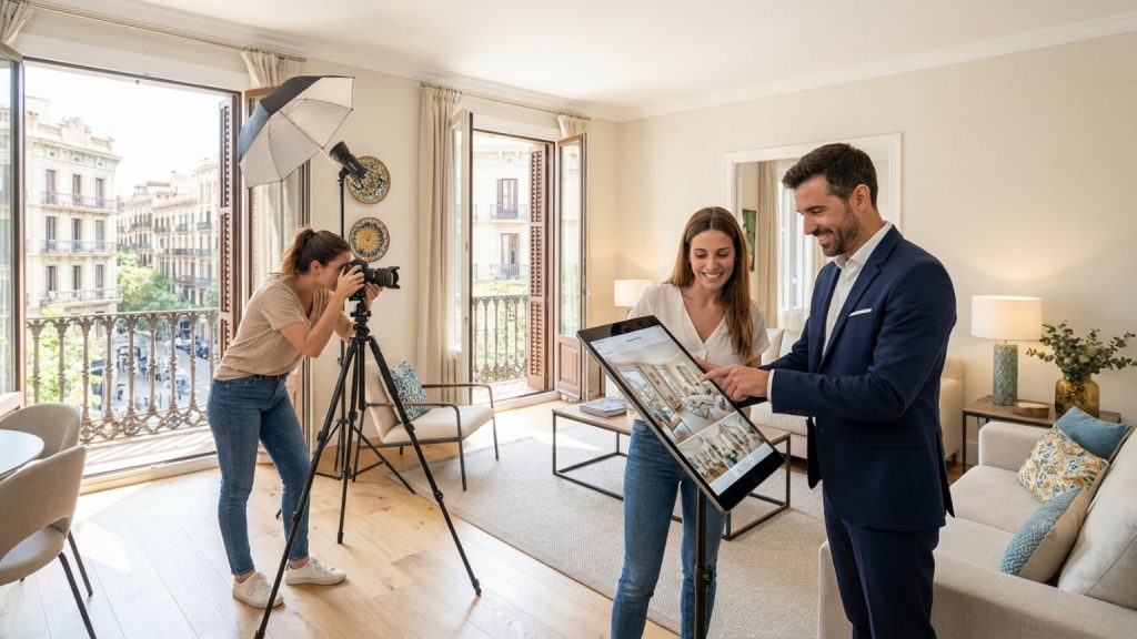 ¿Qué hace un fotógrafo inmobiliario en Cataluña por tus propiedades?