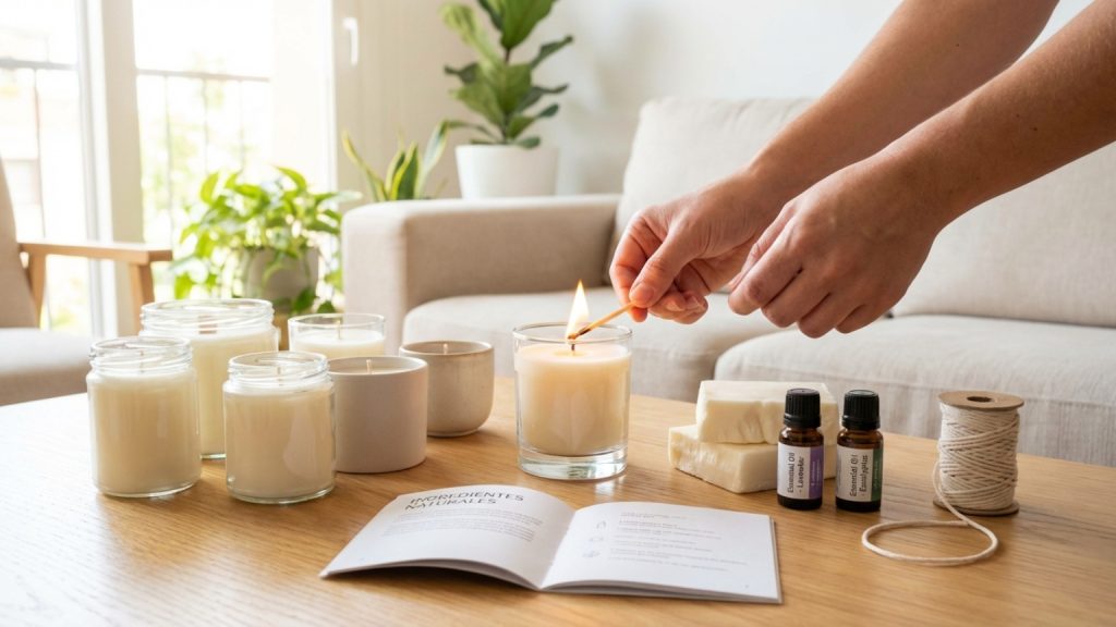 ¿Qué son las velas naturales para el hogar y por qué son una mejor opción?