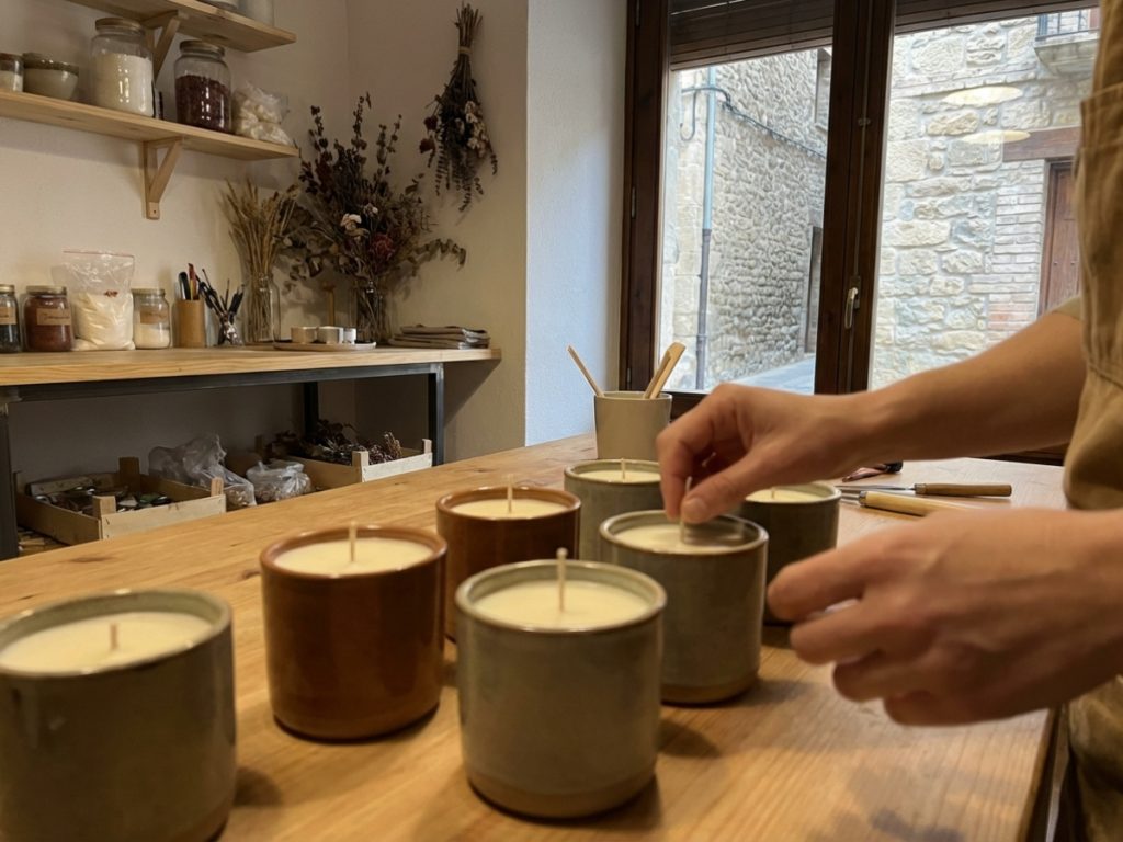 Velas hechas a mano en Borja para ti