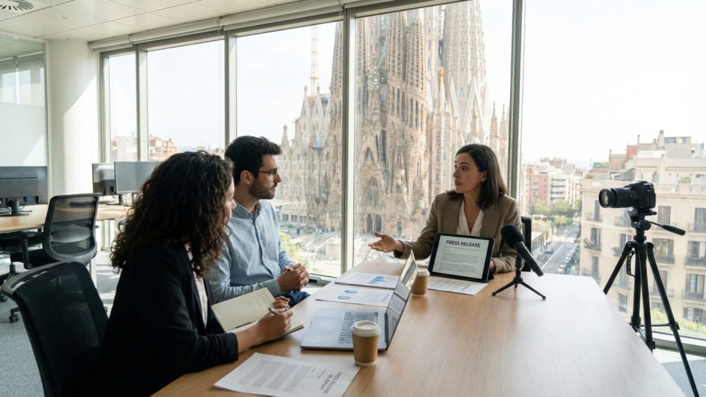 What are the essential PR services for companies in Barcelona?