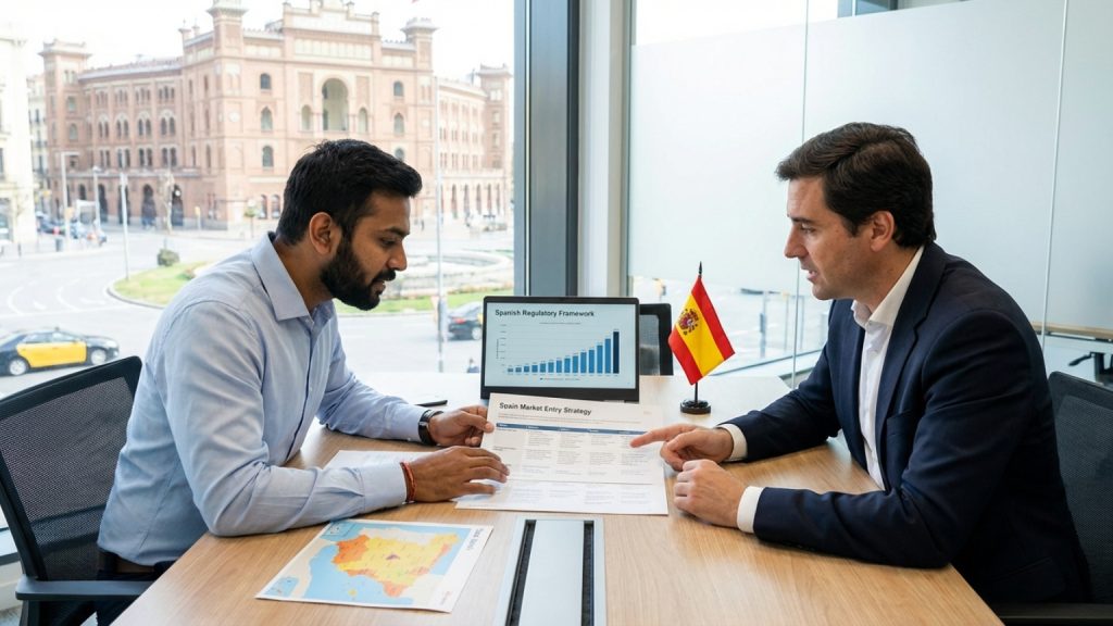 What is consulting for Indian businesses in Spain?