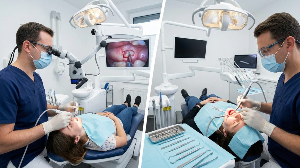¿Cuál es la diferencia entre la cirugía dental tradicional y la mínimamente invasiva?