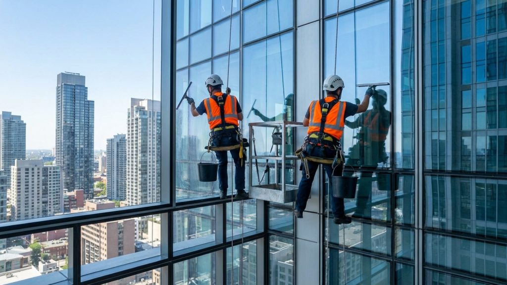 ¿Qué es la limpieza de alturas y por qué es esencial para su edificio?