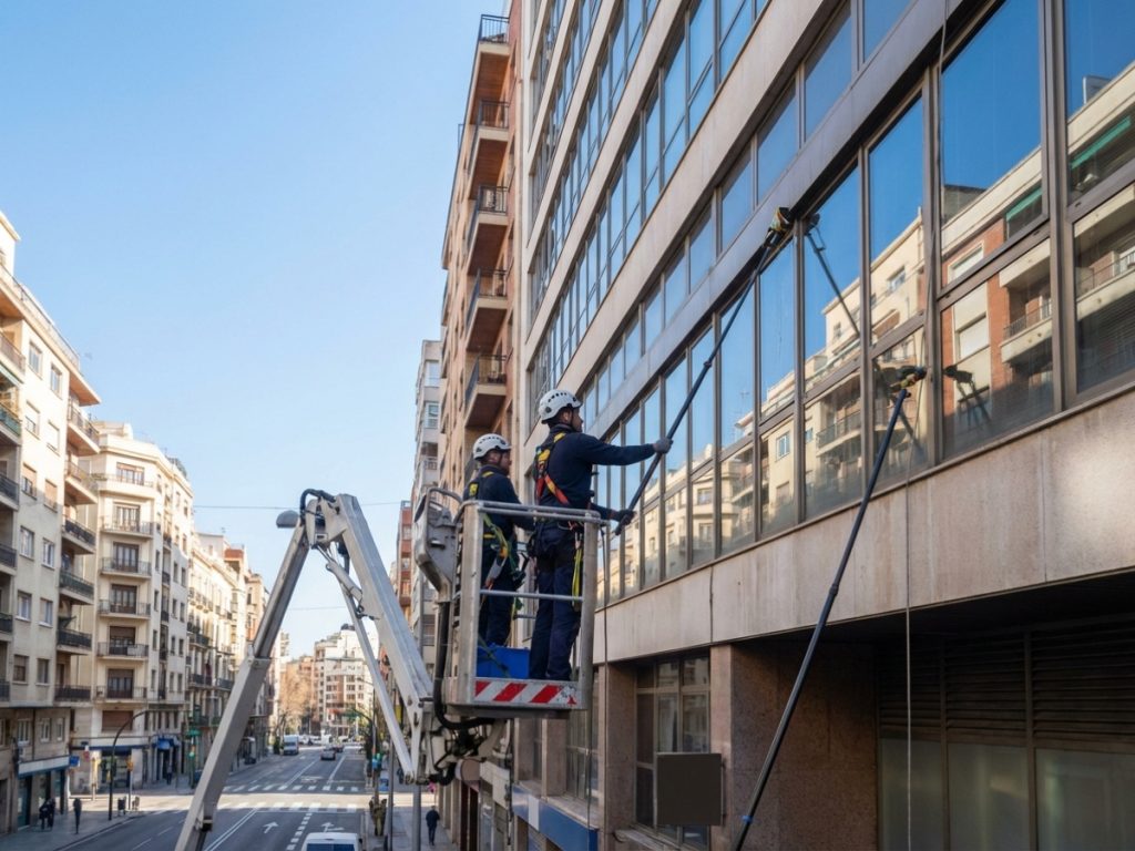 Expertos en limpieza de alturas para su edificio