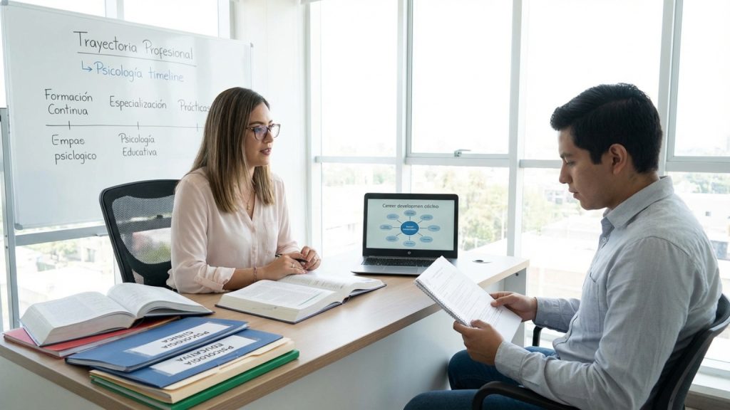 ¿Qué es la trayectoria profesional en psicología y cómo se construye?