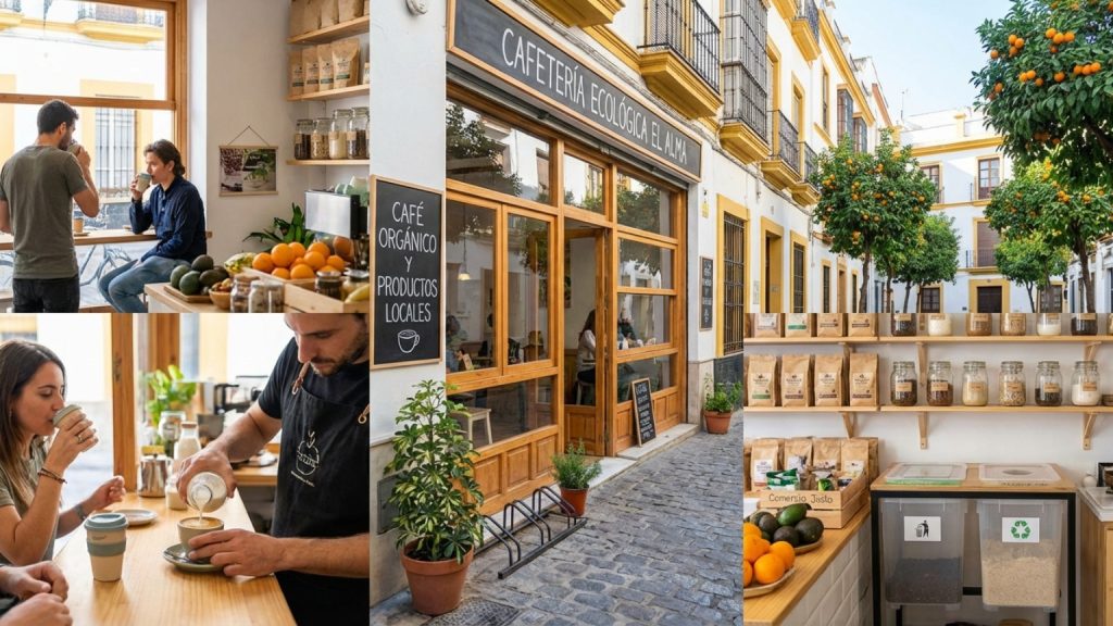 ¿Qué es una cafetería ecológica y por qué está ganando popularidad en Sevilla?