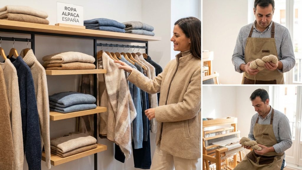 What is alpaca clothing from Spain?