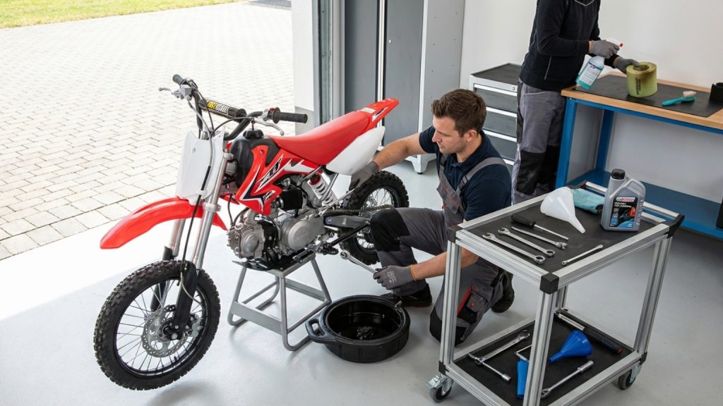 ¿Qué es el mantenimiento de una pit bike?