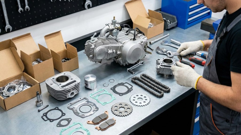 ¿Qué son los repuestos para pit bike?