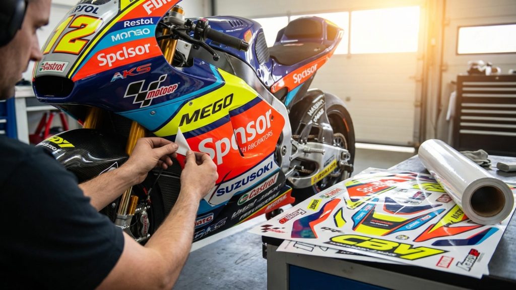 ¿Qué son las pegatinas para moto GP y por qué son tan populares?