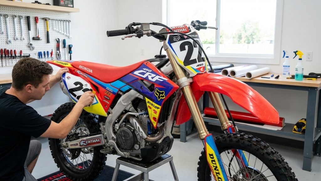 ¿Qué son los vinilos para motocross y por qué son esenciales para tu moto?