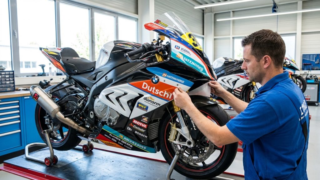 ¿Qué son los adhesivos de competición y por qué son esenciales para tu moto?