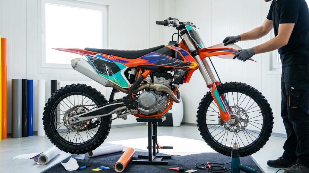 ¿Qué son los vinilos motocross y por qué los necesita tu moto?