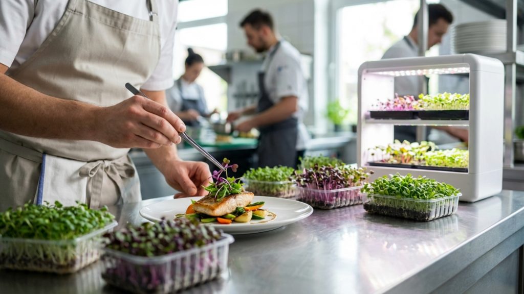 ¿Qué son los microgreens en hostelería y cómo se usan?