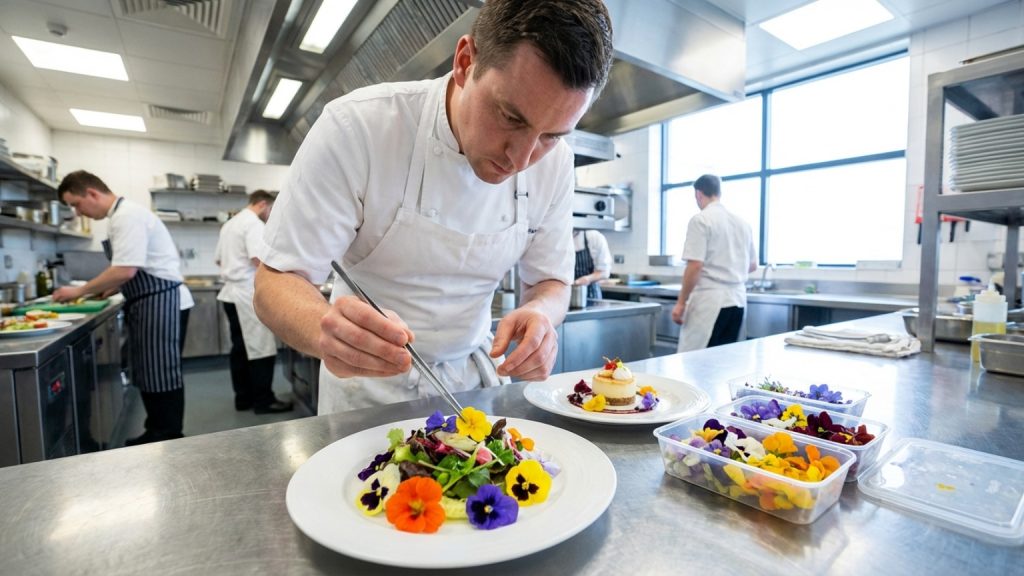 ¿Qué son las flores comestibles para hostelería y cómo se usan en la cocina?