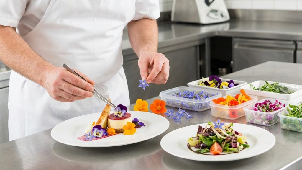¿Qué son las flores comestibles para hostelería y cómo se usan?