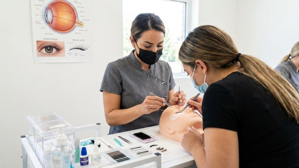 ¿Qué es un curso de extensiones de pestañas y por qué es una buena opción profesional?