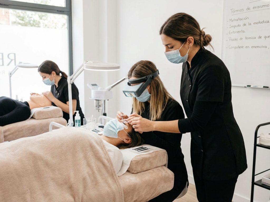 Aprende Extensiones de Pestañas con Nuestro Curso Profesional