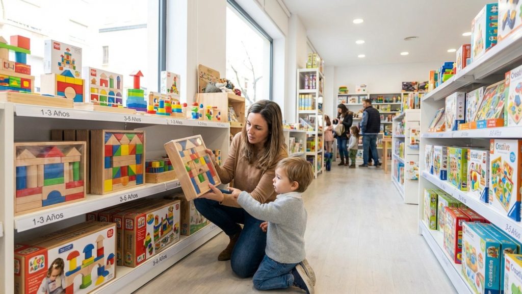 ¿Cómo elegir los juguetes adecuados en una juguetería para cada edad?