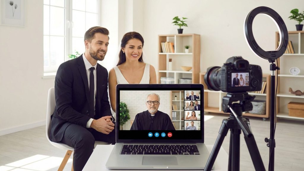 ¿Qué es una boda online y cómo funciona este tipo de celebración?